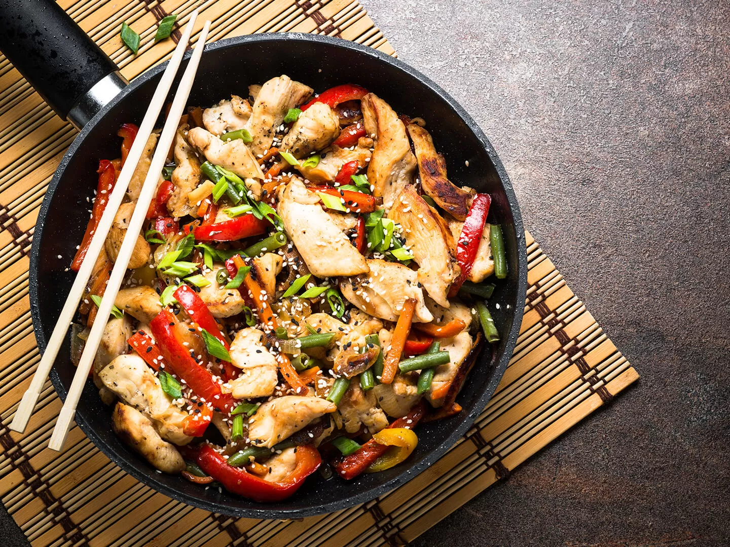 Pollo al wok con verduras - Canola Life